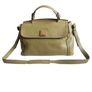 MCM 2 way sling/handbag olive green